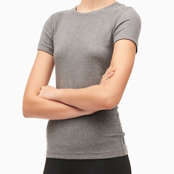 CALVIN KLEIN Performance Stretch Crewneck T-Shirt - Picture 1 of 9